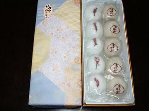 栗そば・花月(薯蕷饅頭)