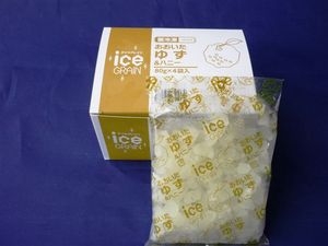 佐伯海産株式会社 ｜ アイスグレイン　ゆずハニー　80g×4袋(家庭用果汁氷)