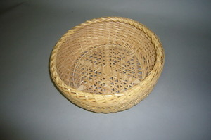 麻の葉編み盛籠
