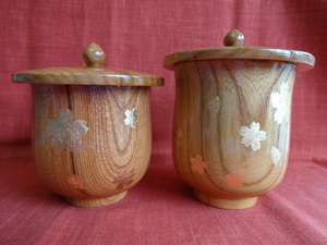 夫婦湯飲み金箔付