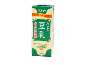 みどり無調整豆乳 200ml