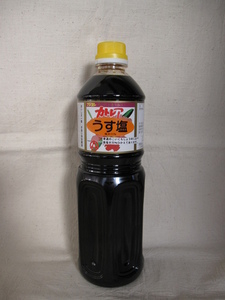 フジヨシ醤油株式会社 ｜ 超特別手造り加工醤油　カトレアうすしお　1ℓ　(減塩醤油)