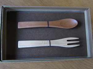 木製スプーン・フォークセット