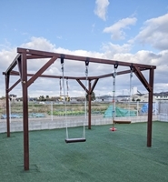 高橋製材所 ｜ 遊具(ブランコ)用に作った枠